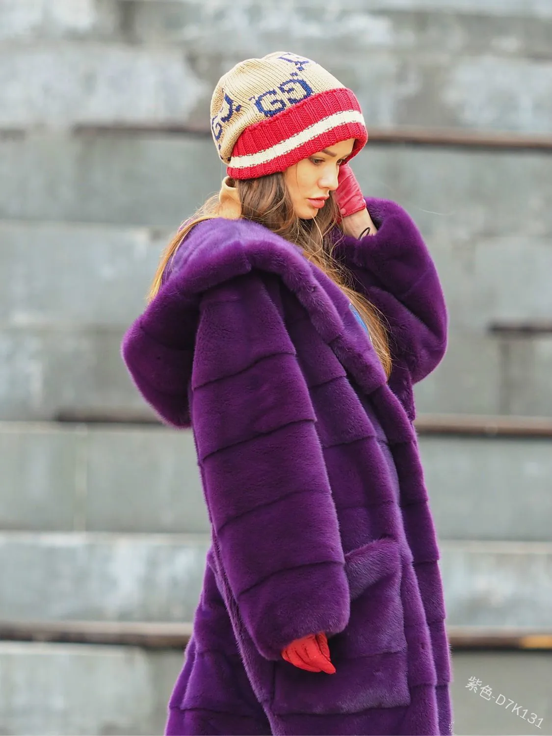 TPJB Casual Faux Fur Coat Women Hoodies Furry Thick Warm Long Faux Rabbit Fur Jacket Slim Winter Coat Women Casaco Feminino 5XL