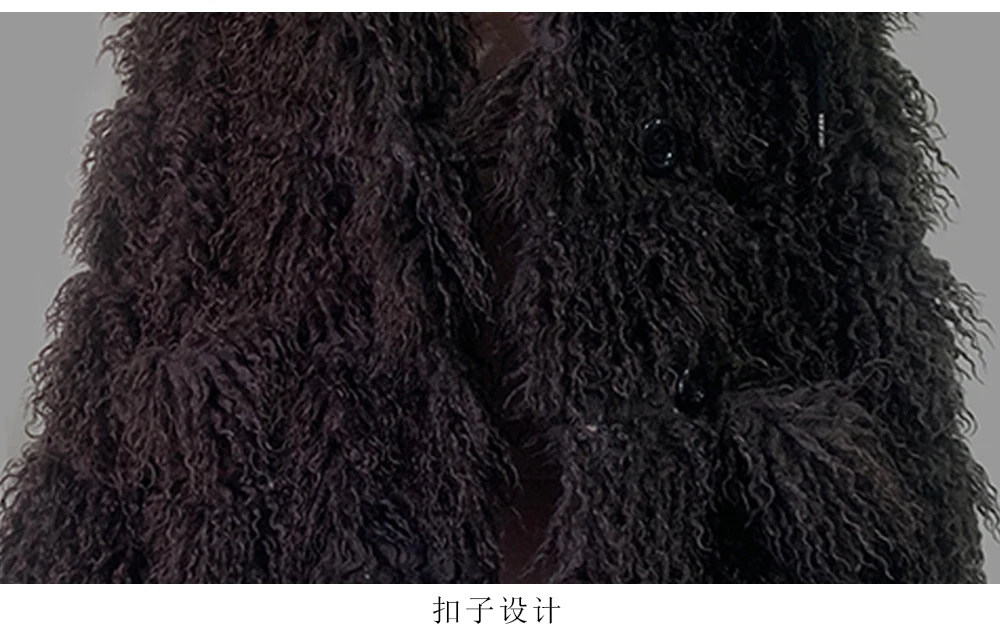 Nerazzurri Winter Short Oversized Warm Shaggy Fuzzy Striped Faux Mongolian Fur Coat Women High Quality Fluffy Hooded Jacket 2026