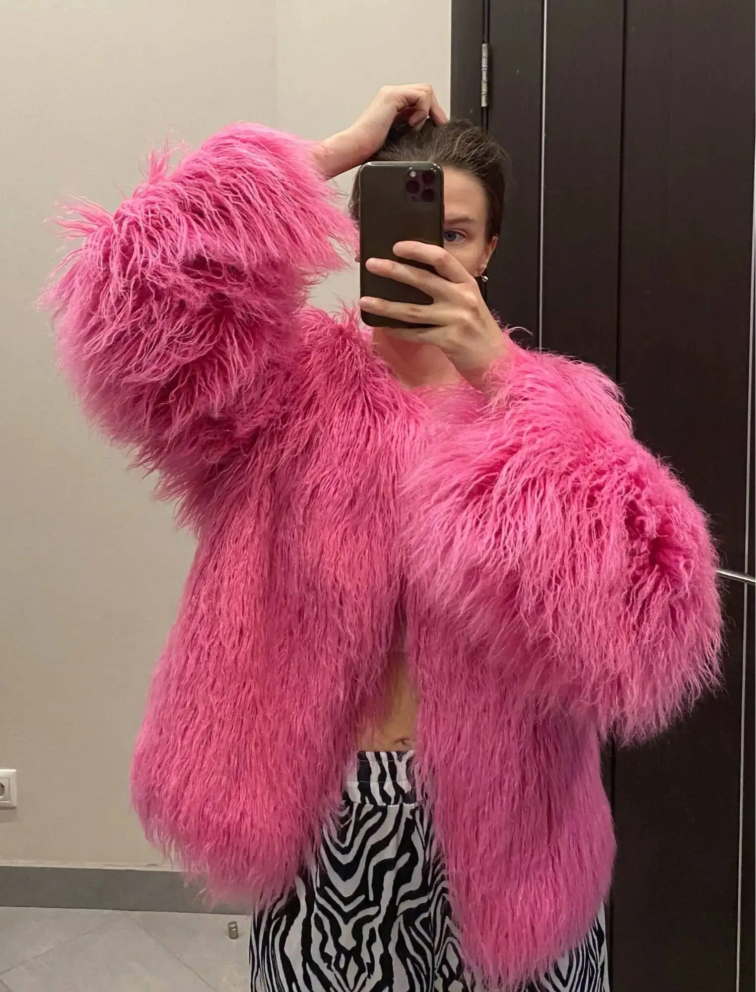 34 Colors 3XL Fur Coats Women Autumn Winter Top Fashion Faux Fur Coat Elegant Thick Warm Faux Fur Jackets For Women 2025 Top MA7