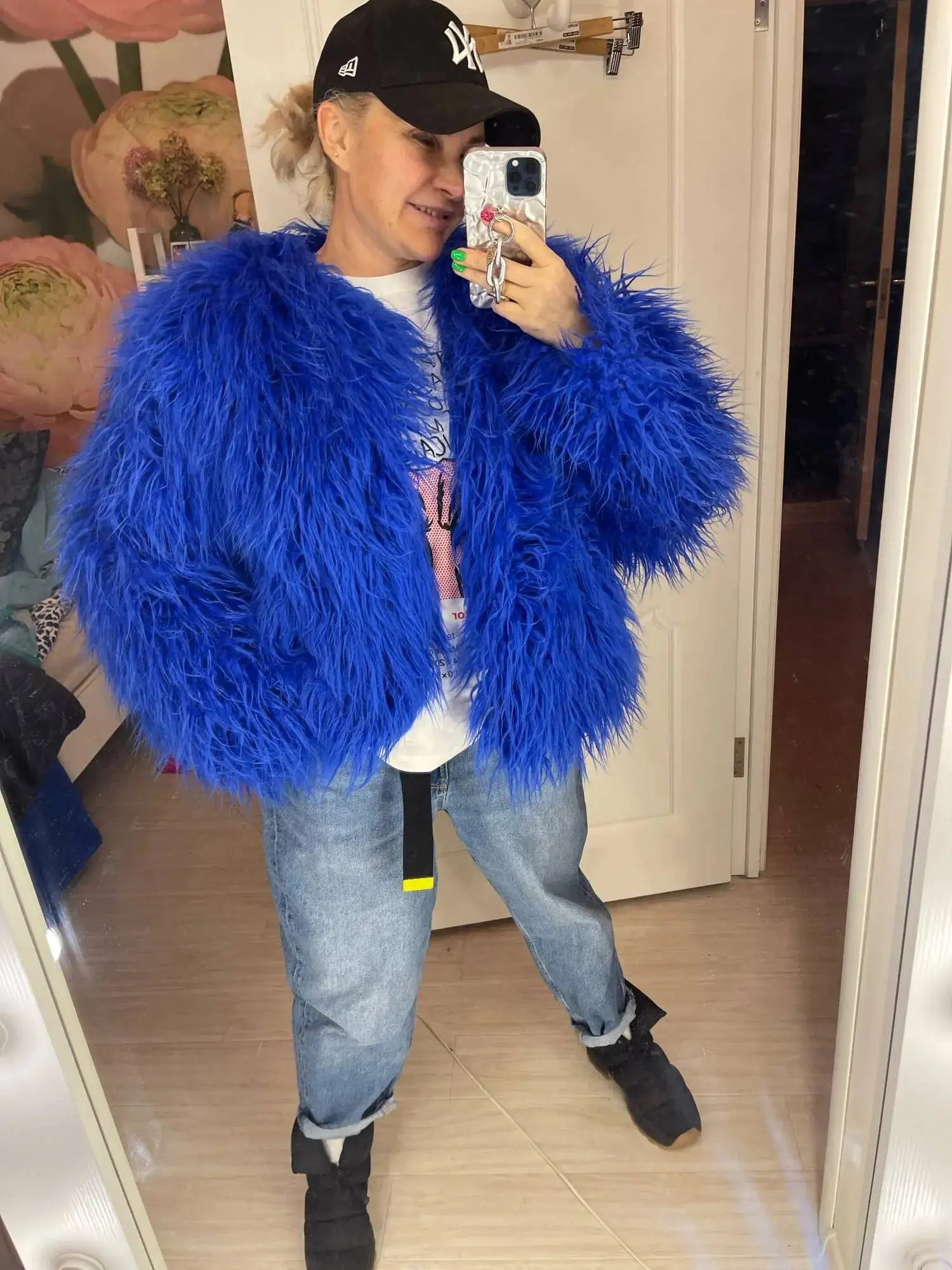 34 Colors 3XL Fur Coats Women Autumn Winter Top Fashion Faux Fur Coat Elegant Thick Warm Faux Fur Jackets For Women 2025 Top MA7