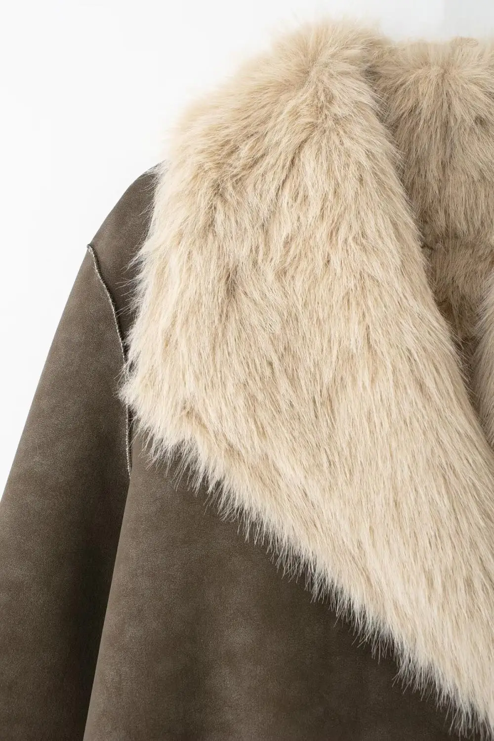 Women's Double-Sided Faux Fur Coat European And American Style Long Jacket for Autumn Winter New Fashion Item