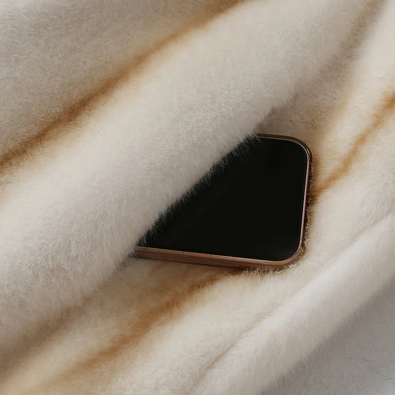 Neo Mint 2024 Winter High Quality Long Faux Mink Fur Coat Women High Street Furry Fur Jacket Luxury Brand Outerwear Overcoat