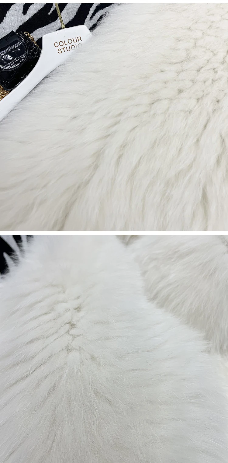 Lautaro Winter Shaggy Hairy Thick Warm Soft Colored Faux Fur Jacket Women with Hood Bat Sleeved Loose Casual Designer Clothes