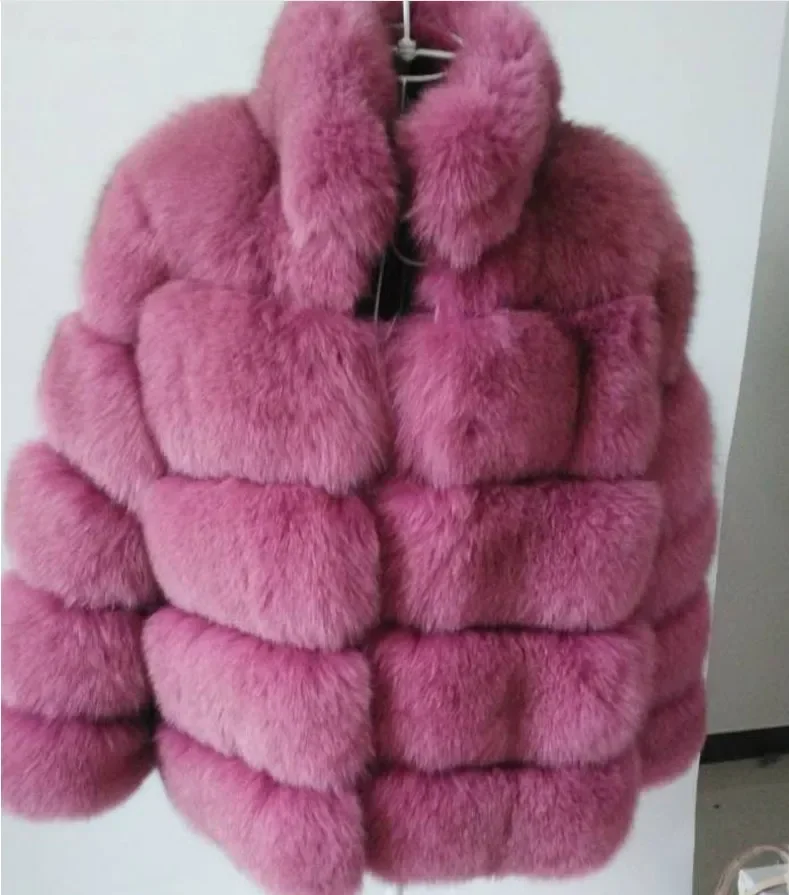 Women Faux Fur Fox Coats Short Coat Jackets Elegant Autumn Winter Jacket Furry Outerwear Elegant Splice Thick Warm Coffe Coats