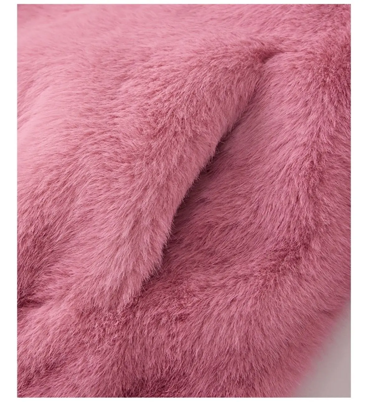 Women V-neck Short Coat Fake Mink Fur Mink Elegant Autumn Winter Coat