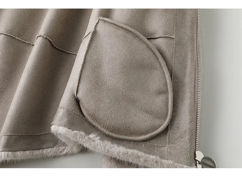 ZXRYXGS High Quality Faux Fur Coat Hoode Women's Jackets 2025 New Autumn and Winter Fashionable Jackets Women Coat Tide