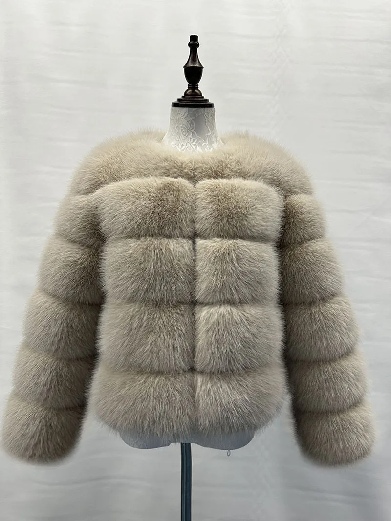 Women's Fashion faux fur coat super hot Autumn Winter women short Faux fox fur fluffy jacket high quality Ladies furry coats