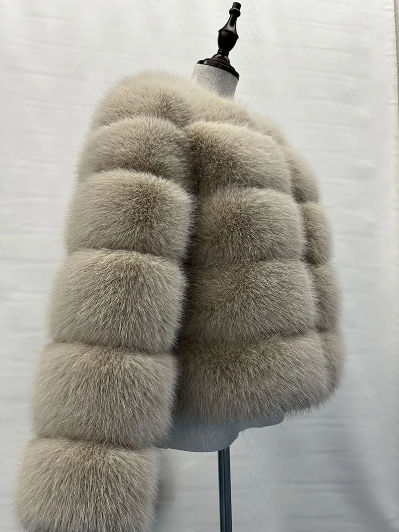 Women's Fashion faux fur coat super hot Autumn Winter women short Faux fox fur fluffy jacket high quality Ladies furry coats