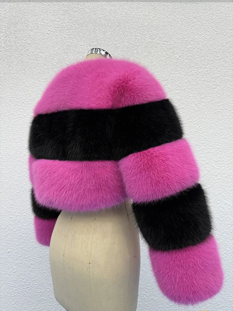 ZADORIN Customized Color Fluffy Short Faux Fur Coat Women Jackets Winter Long Sleeve Zipper Faux Fur Jacket Woman Fur Top Coats