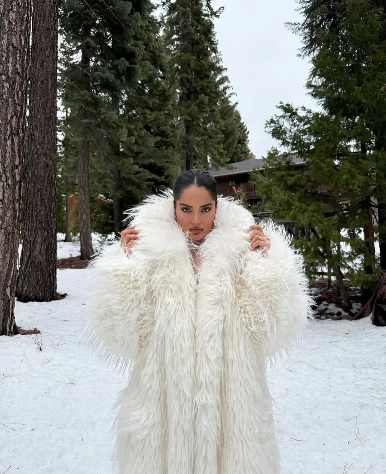 Faux Fur Women Long Coats Jackets Casual Coat Thick Warm Y2k Streetwear Jacket Elegant Work Outerwear Autumn Winter 2025