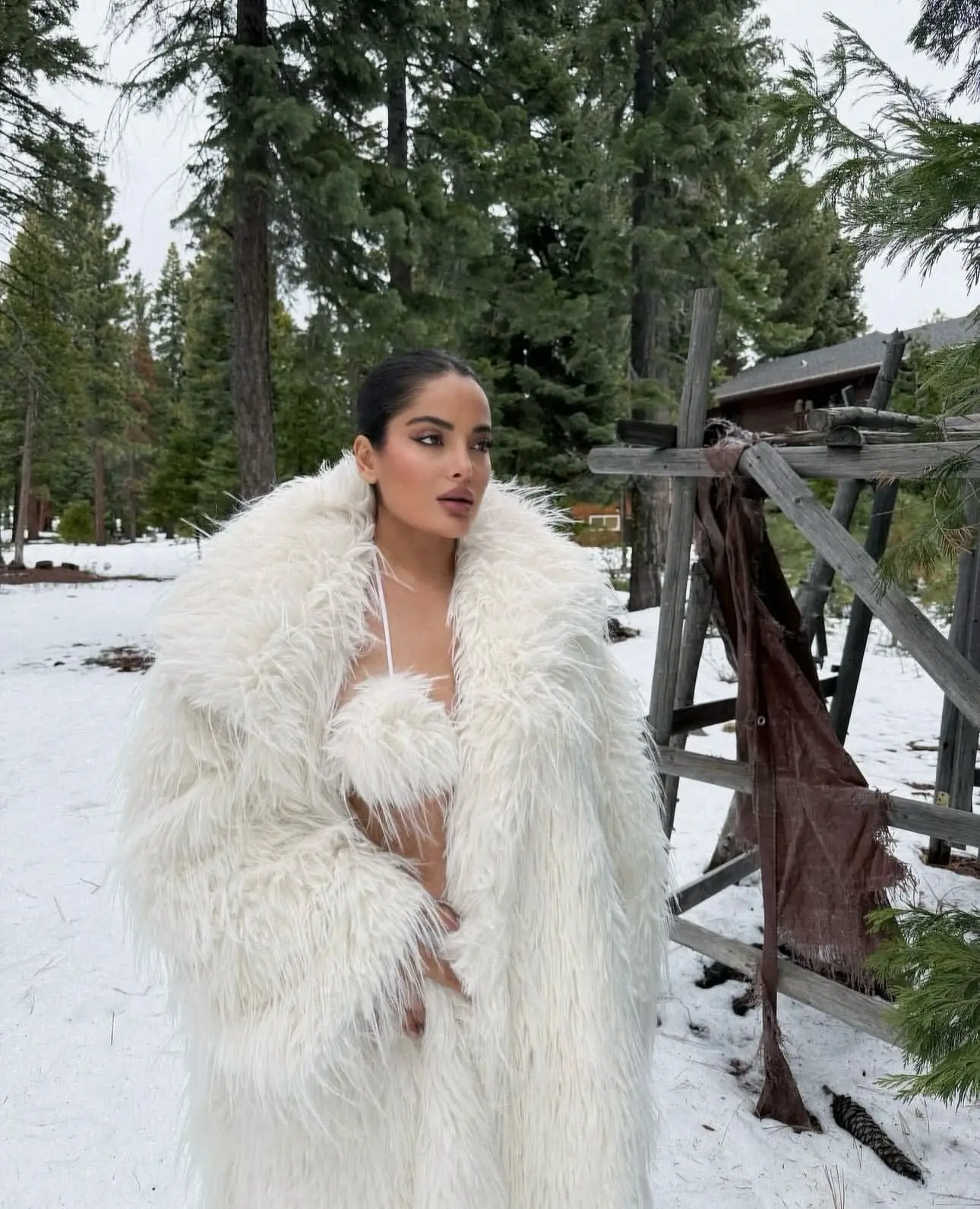 Faux Fur Women Long Coats Jackets Casual Coat Thick Warm Y2k Streetwear Jacket Elegant Work Outerwear Autumn Winter 2025