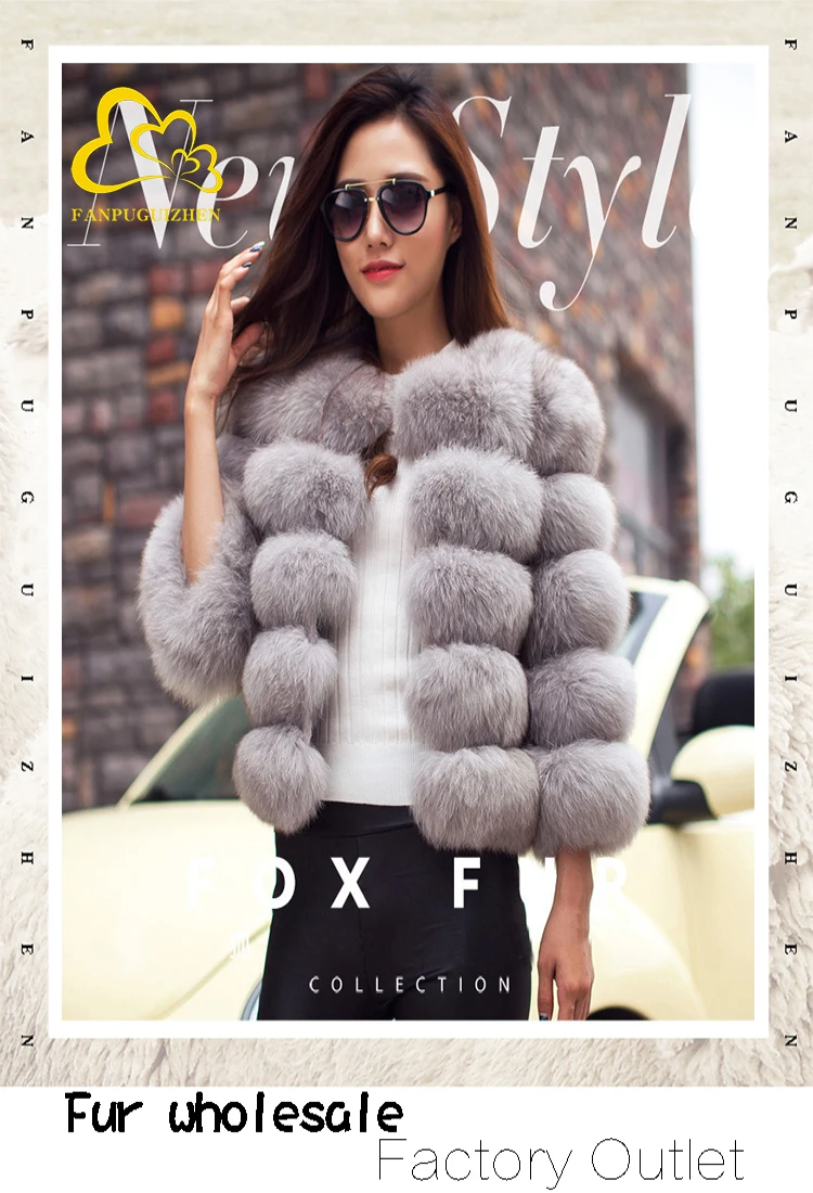 FANPUGUIZHEN Women Coats Autumn Winter New Fashion Pink Faux Fur Coat Elegant Thick Warm Outerwear Fake Fur Woman Jackets
