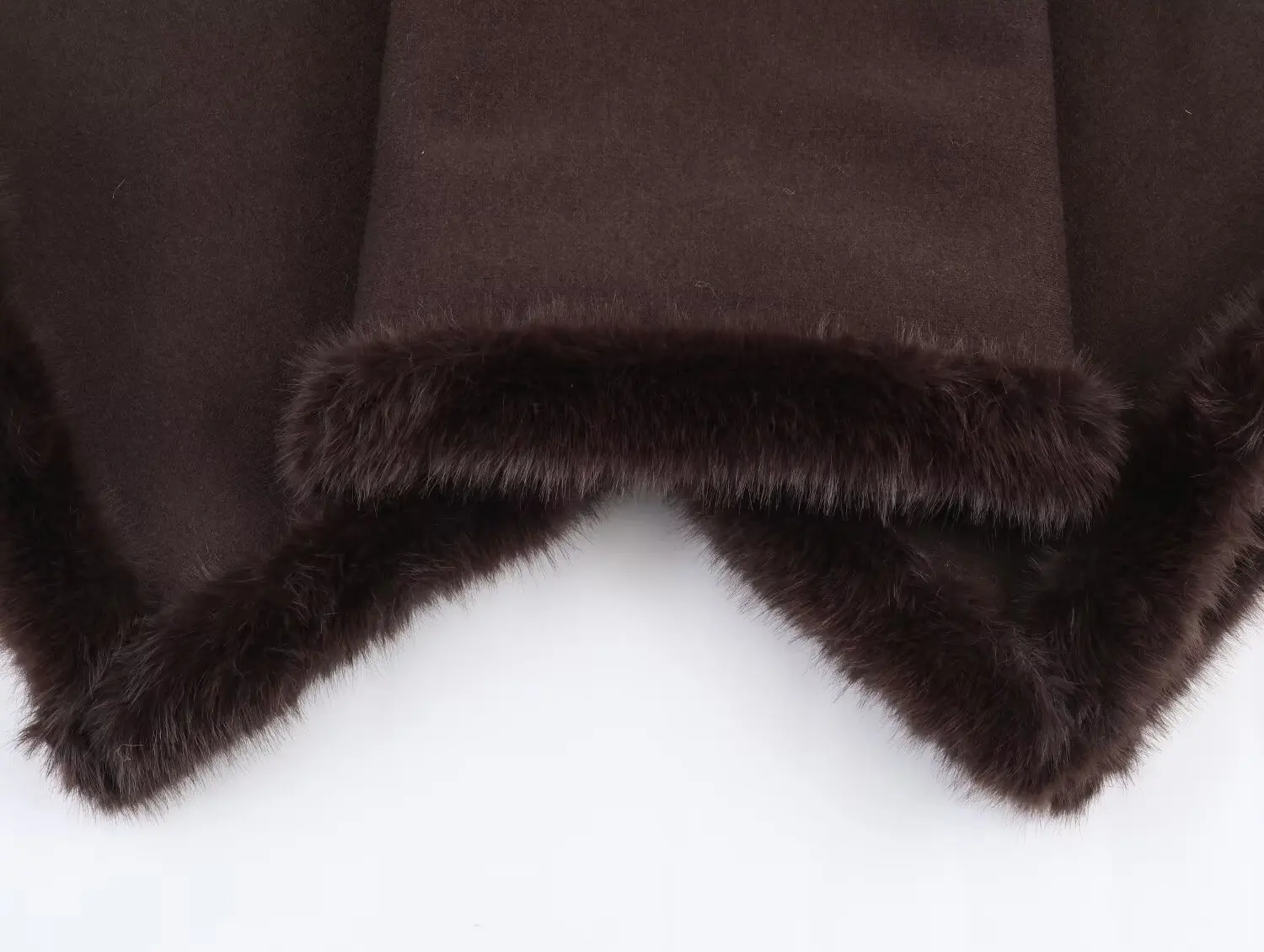 Fashion Winter Warm Plush Shawl Thicken Coat Cardigan Cape Cloak Outer Faux Fur Winter Warm Plush Shawl Thicken Coat 2026 New
