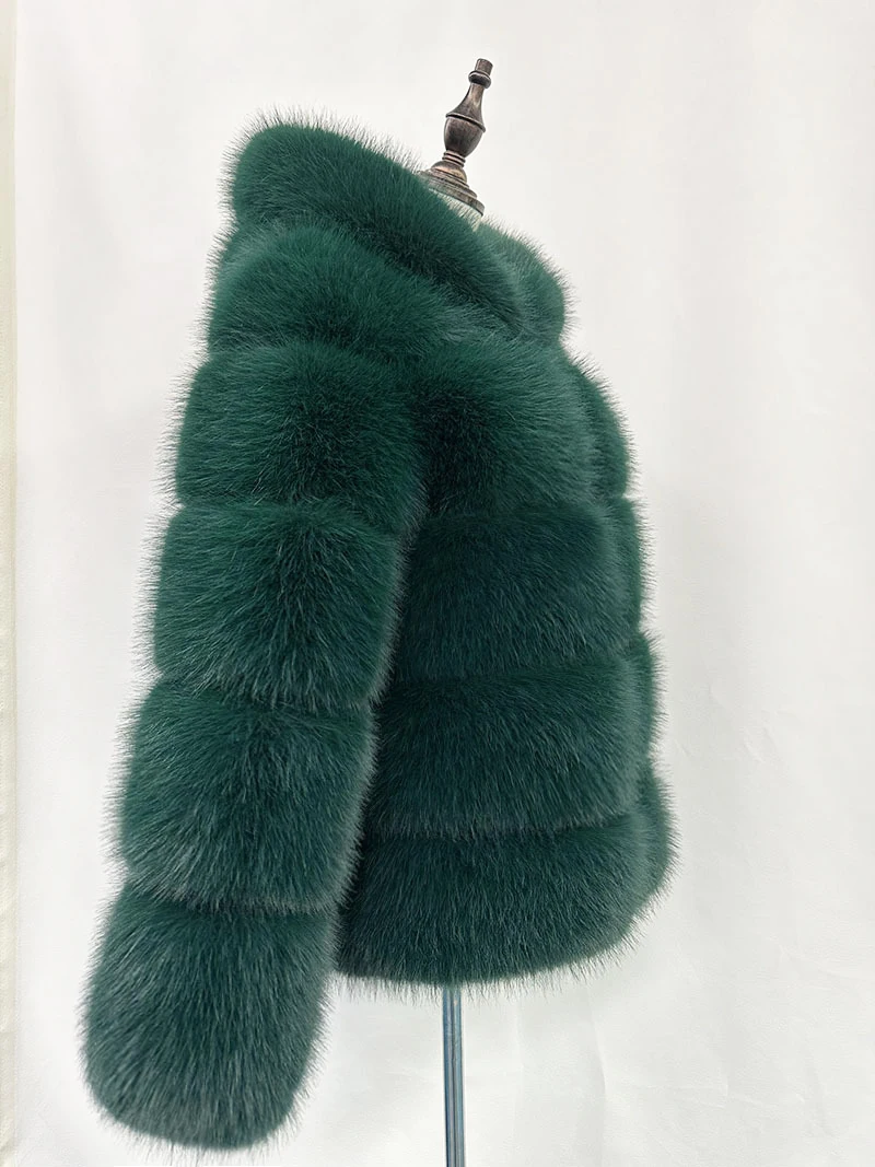 ZADORIN Winter Thick Warm Fluffy Faux Fur Coat Women Furry Hooded Long Sleeve Faux Fur Jacket Luxury Fur Coats Female Outerwears