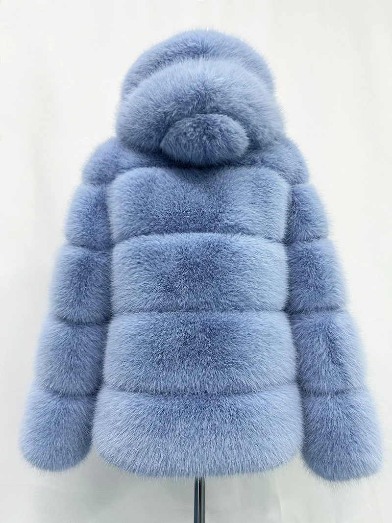 ZADORIN Winter Thick Warm Fluffy Faux Fur Coat Women Furry Hooded Long Sleeve Faux Fur Jacket Luxury Fur Coats Female Outerwears