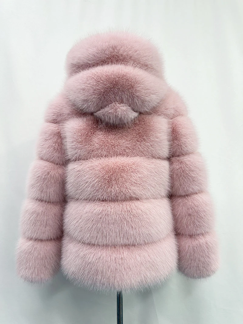 ZADORIN Winter Thick Warm Fluffy Faux Fur Coat Women Furry Hooded Long Sleeve Faux Fur Jacket Luxury Fur Coats Female Outerwears