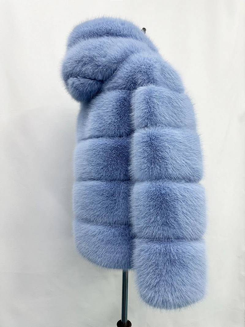 ZADORIN Winter Thick Warm Fluffy Faux Fur Coat Women Furry Hooded Long Sleeve Faux Fur Jacket Luxury Fur Coats Female Outerwears