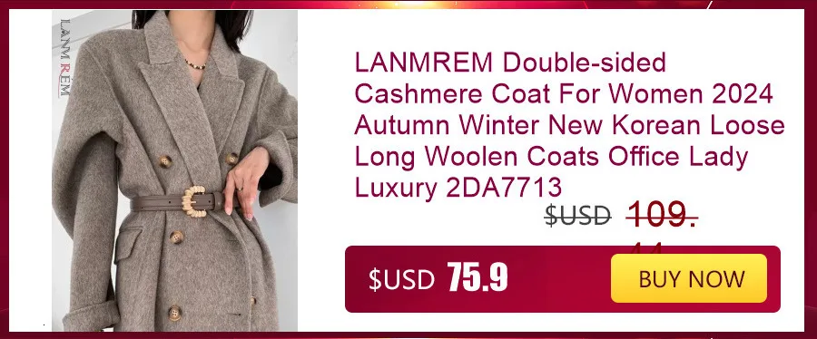 LANMREM Fashion Imitation Fur Coat Women's O-neck Long Sleeves Bright Color Elegant Coats Party Clothes Autumn Winter New 2Z2561