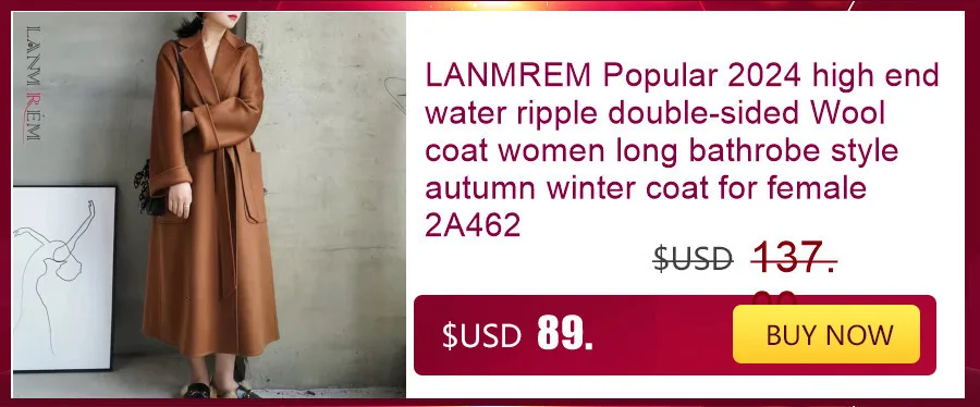 LANMREM Fashion Imitation Fur Coat Women's O-neck Long Sleeves Bright Color Elegant Coats Party Clothes Autumn Winter New 2Z2561