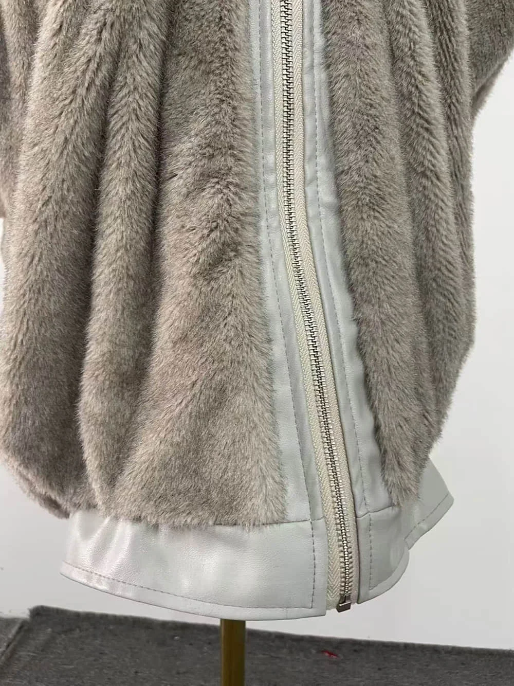 NiceMix Faux Fur Vest Women Hooded Zip Up Warm Winter Sleeveless Gilet Waistcoat Veste Жилетка Меховая Женская С Капюшоном 조끼