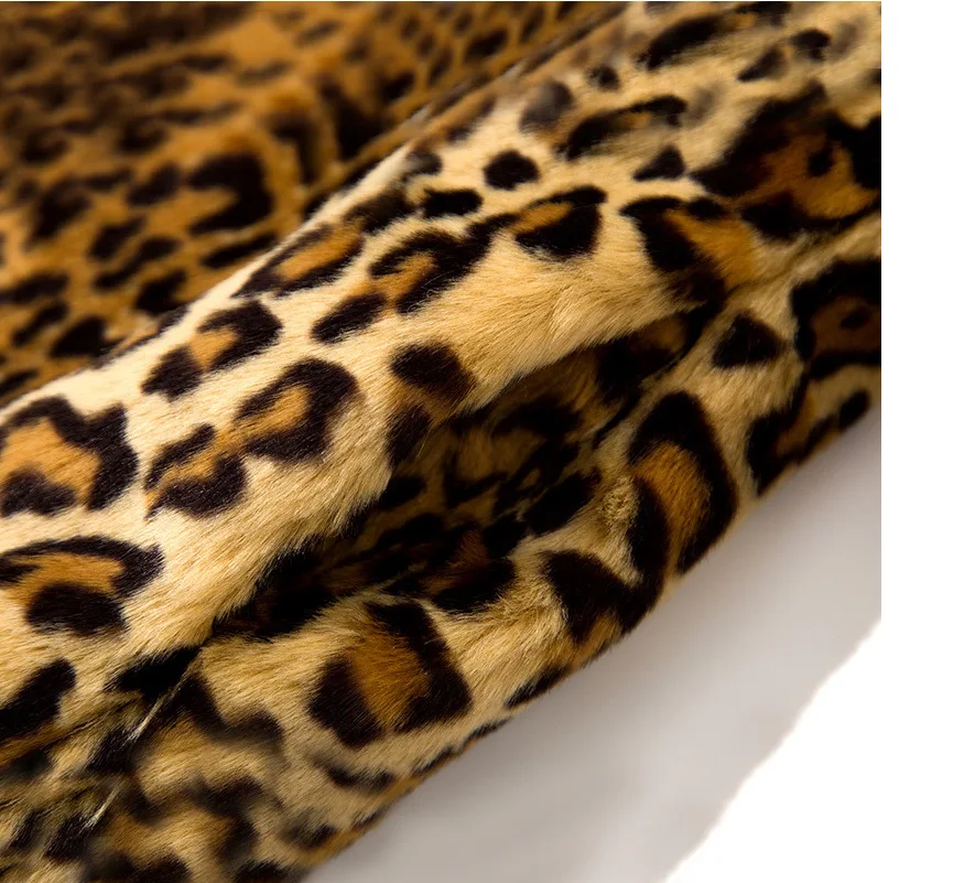 Women Furry Faux Fur Short Coats Jackets Men Leopard Coat Thick Warm Y2k Streetwear Jacket Work Elegant Outerwear Autumn Winter