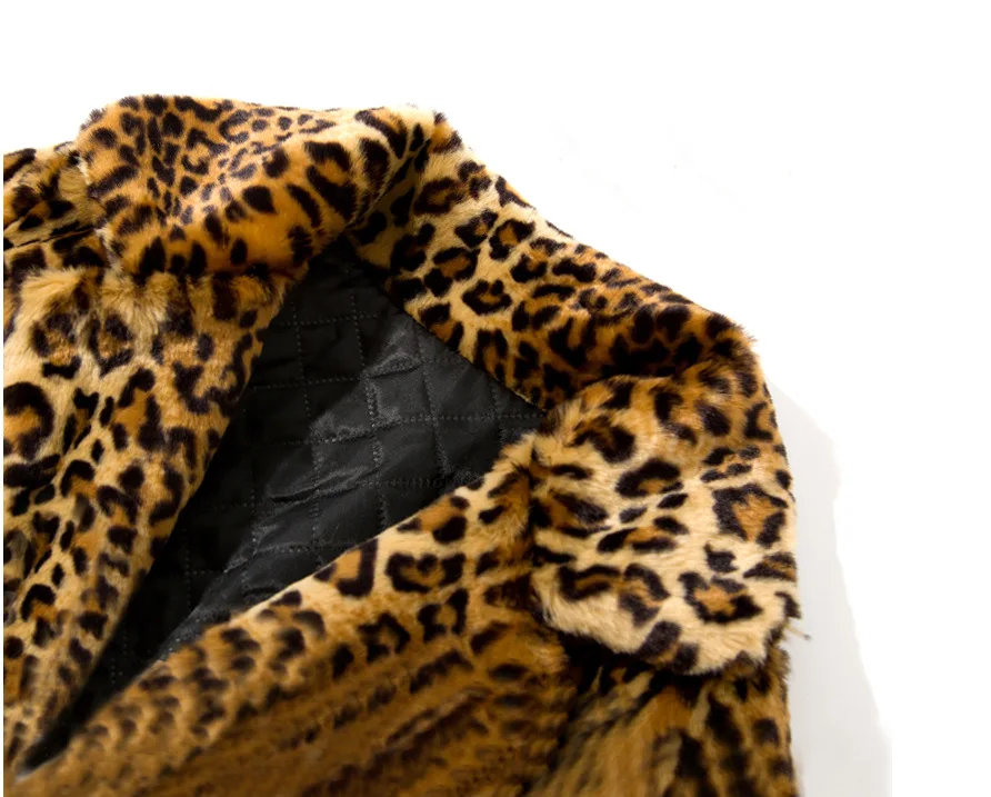 Women Furry Faux Fur Short Coats Jackets Men Leopard Coat Thick Warm Y2k Streetwear Jacket Work Elegant Outerwear Autumn Winter
