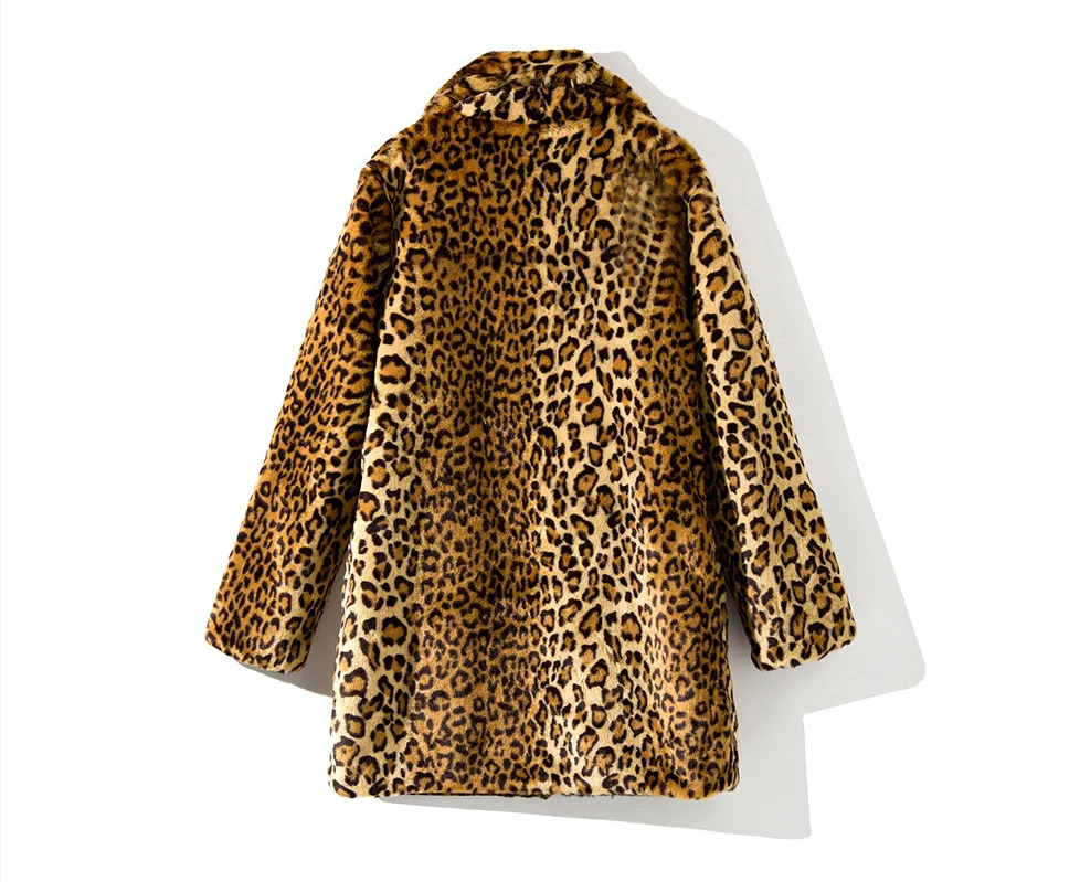 Women Furry Faux Fur Short Coats Jackets Men Leopard Coat Thick Warm Y2k Streetwear Jacket Work Elegant Outerwear Autumn Winter