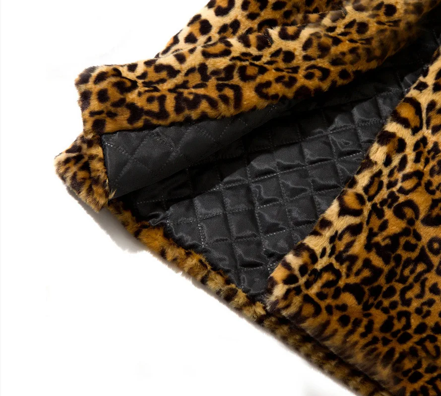 Women Furry Faux Fur Short Coats Jackets Men Leopard Coat Thick Warm Y2k Streetwear Jacket Work Elegant Outerwear Autumn Winter