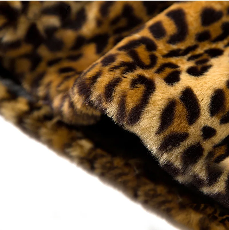 Women Furry Faux Fur Short Coats Jackets Men Leopard Coat Thick Warm Y2k Streetwear Jacket Work Elegant Outerwear Autumn Winter