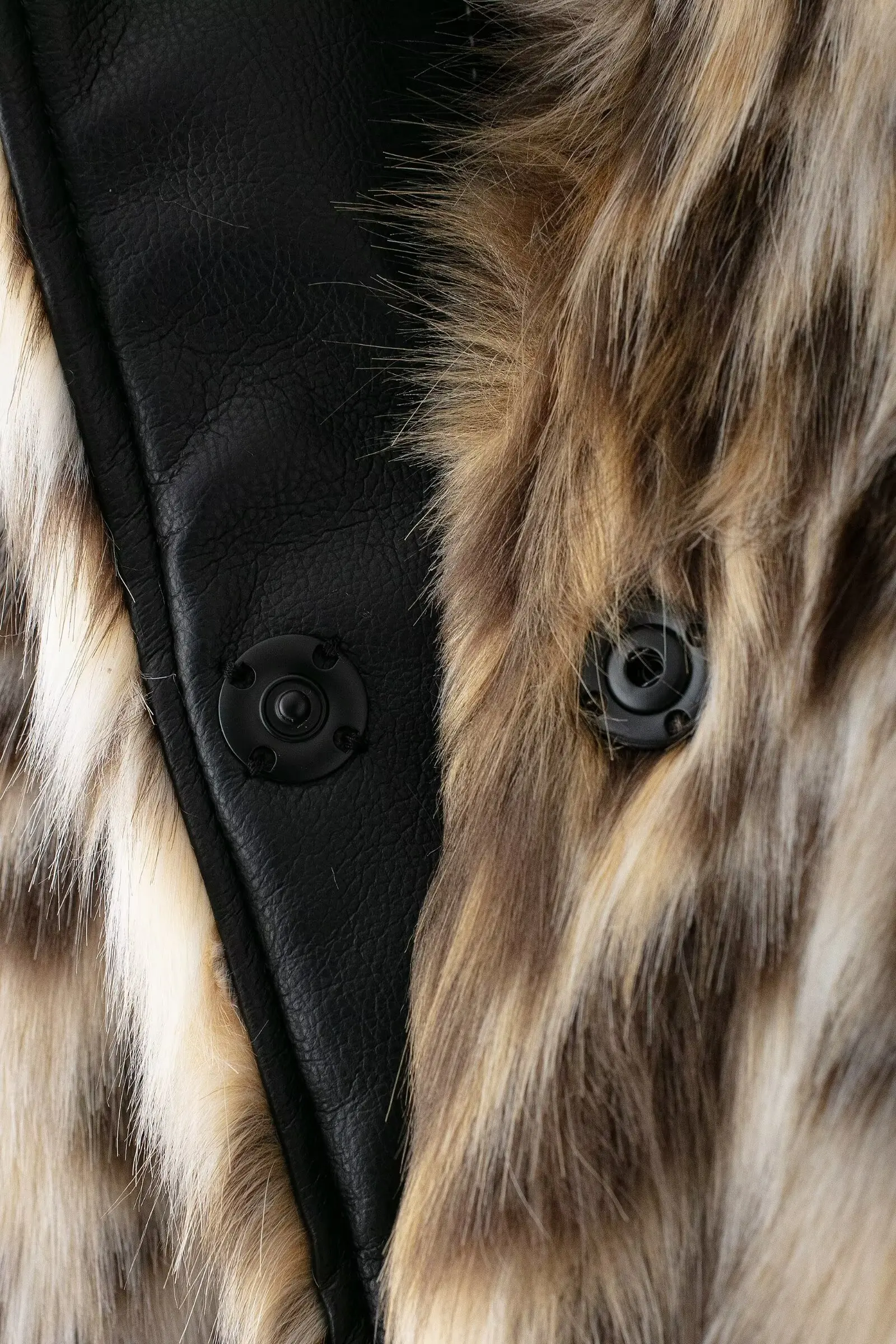 HH Woman Lapel Long Sleeves Side Pockets Casual Coat Women Winter Leopard Print Faux Fur Loose Slim Warm Coat Mujer