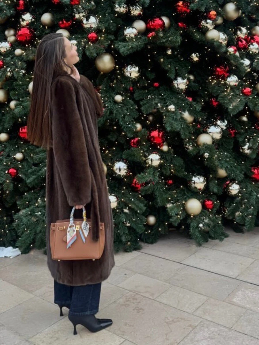 Women Winter Long Fluffy Faux Fur Coat 2026 Warm Camel Black Maxi Jacket Luxury Open Front Soft Plush Overcoat Chic