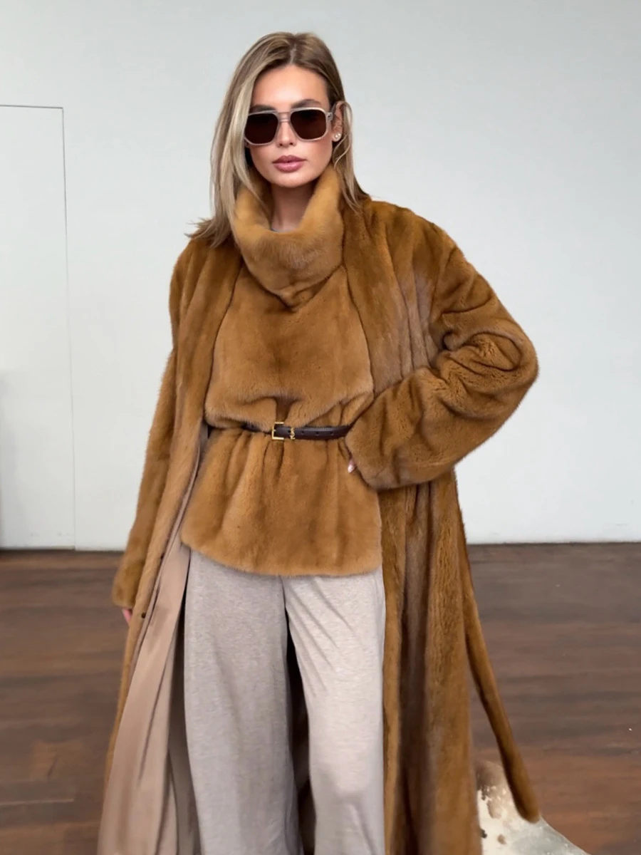 Women Winter Long Fluffy Faux Fur Coat 2026 Warm Camel Black Maxi Jacket Luxury Open Front Soft Plush Overcoat Chic