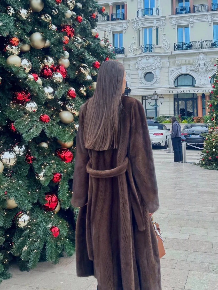 Women Winter Long Fluffy Faux Fur Coat 2026 Warm Camel Black Maxi Jacket Luxury Open Front Soft Plush Overcoat Chic