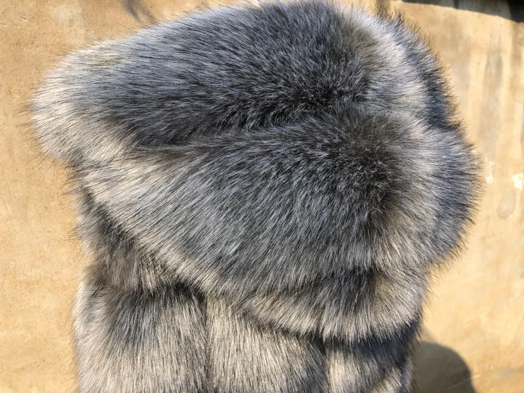 ZADORIN New Fashion Woman Sleeveless Faux Fur Coat Hooded Winter Fluffy Warm Faux Fur Vest Woman Faux Fur Coats and Jackets Tops