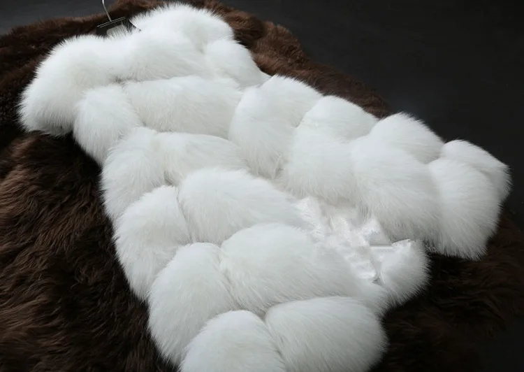 Women Vests Thick Faux Fur Tops Sleeveless Cardigan Round Neck Regular Vest Coats Solid Spliced Casual Lady Winter 2025