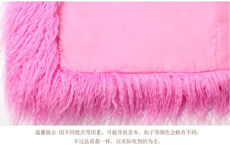 Mauroicardi Winter Thick Warm Shaggy Hairy Fluffy Colored Bright Pink Long Faux Fur Coat Women Loose Luxury Furry Overcoat 2025
