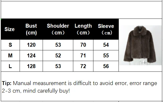2026 Winter Women's Faux Fur Coats Fashion Stand Collar Short Jackets Warm Long Sleeve High Street Commute Lady Brown Outerwear