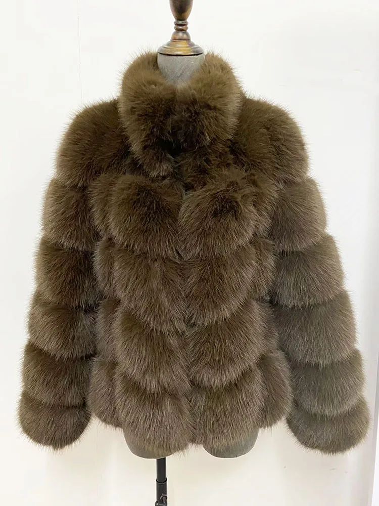 ZADORIN Winter Fur Coats Women Stand Collar Splicing Long Sleeve Fluffy Faux Fur Coat Luxury Thick Warm Fur Jacket Chic Overcoat