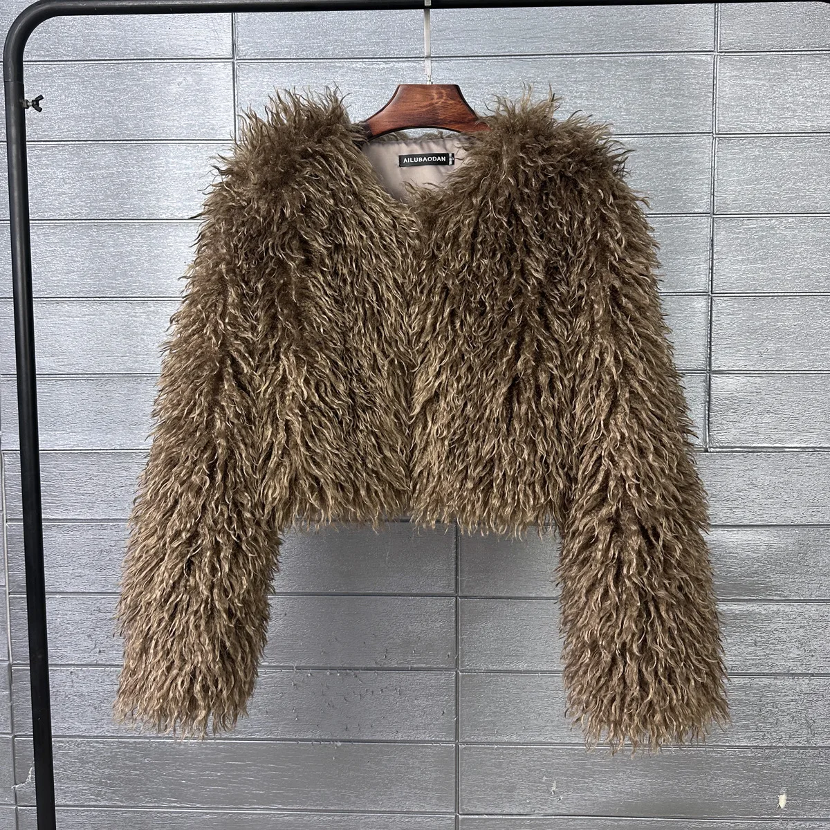 Women Short Coats Faux Fur Jackets Casual Loose Coat Thick Warm Y2k Streetwear Jacket Elegant Work Outerwear Autumn Winter
