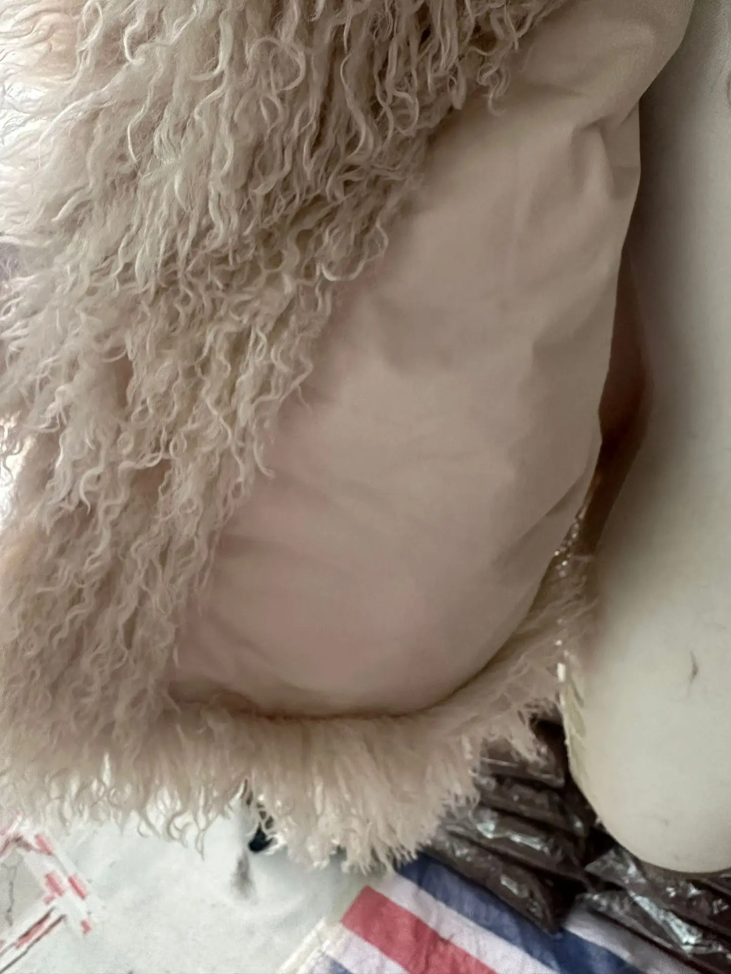 DEAT Fashion Apricot Faux Fur Coat For Women Short Style Imitation Mongolia Sheep Fur Street Cardigan Jacket Winter New 7A1595