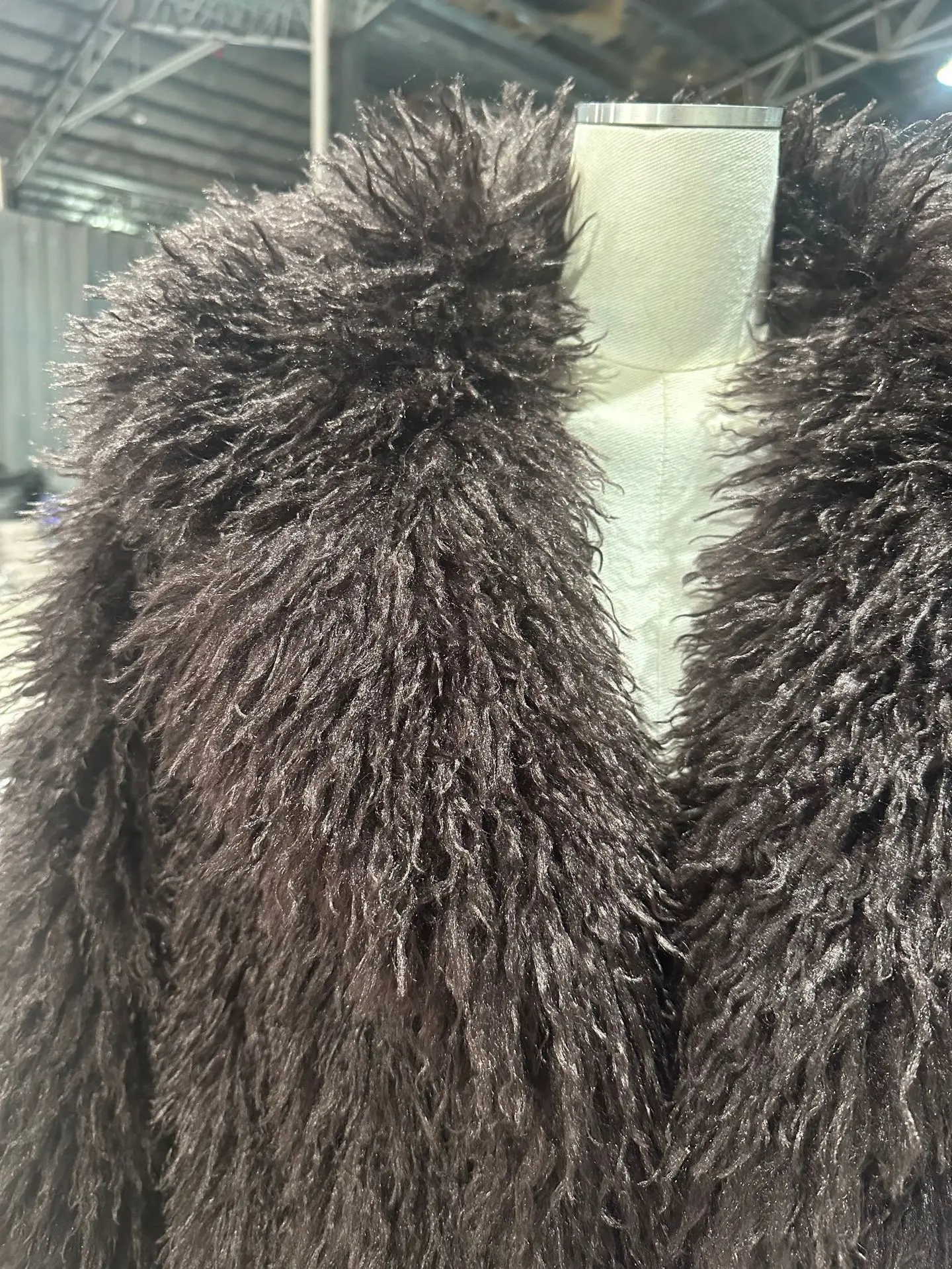 DEAT Fashion Apricot Faux Fur Coat For Women Short Style Imitation Mongolia Sheep Fur Street Cardigan Jacket Winter New 7A1595