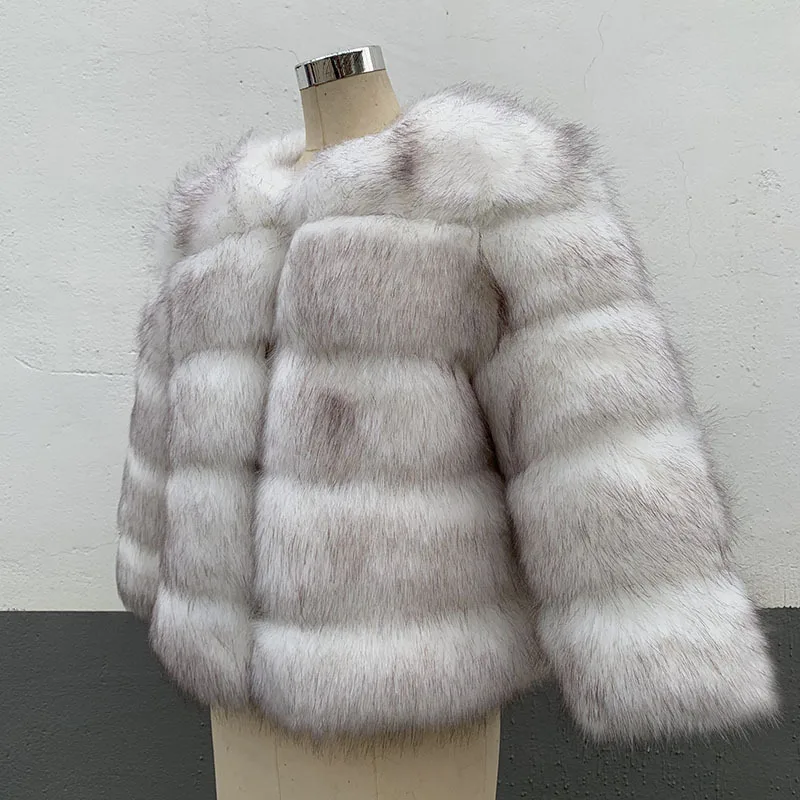 Women Faux Fur Zipper Coats Short Coat Jackets Elegant Jacket Furry Outerwear Party Solid Thick Warm Y2k Coats Streetwear