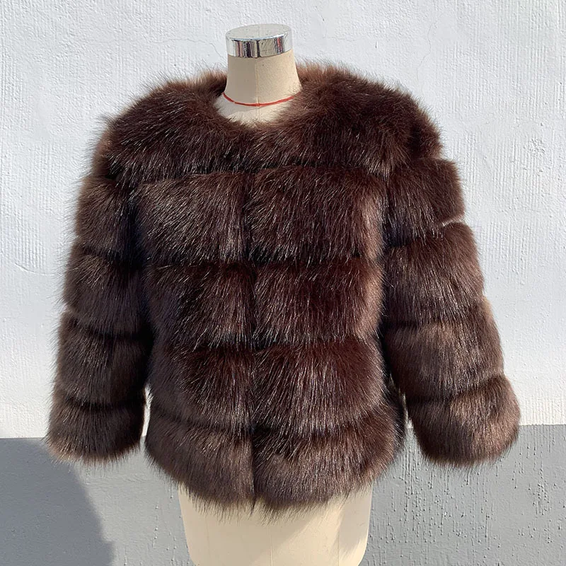 Women Faux Fur Zipper Coats Short Coat Jackets Elegant Jacket Furry Outerwear Party Solid Thick Warm Y2k Coats Streetwear