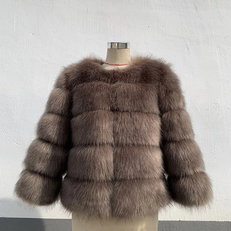 Women Faux Fur Zipper Coats Short Coat Jackets Elegant Jacket Furry Outerwear Party Solid Thick Warm Y2k Coats Streetwear
