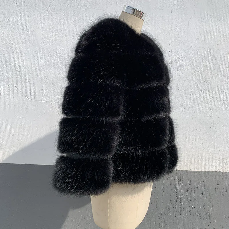Women Faux Fur Zipper Coats Short Coat Jackets Elegant Jacket Furry Outerwear Party Solid Thick Warm Y2k Coats Streetwear