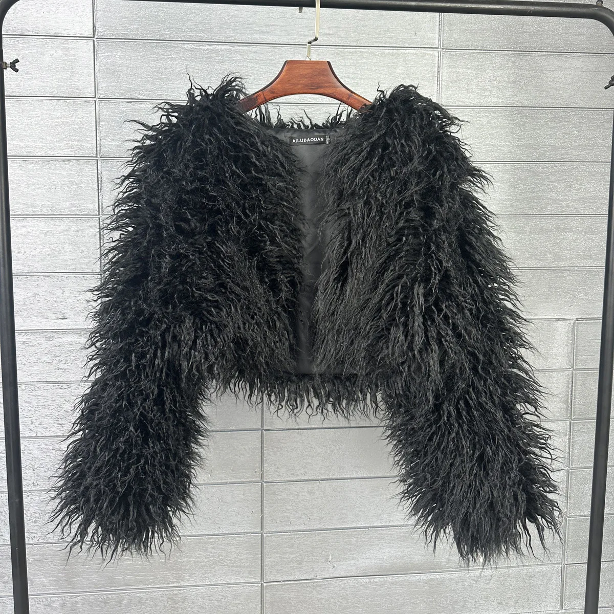 Short Coat Women Faux Fur Coats Jackets V Neck Thick Warm Y2k Streetwear Jacket Elegant Work Outerwear Autumn Winter 2026