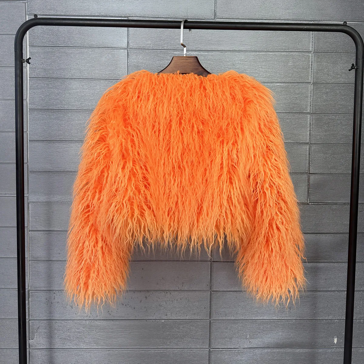 Short Coat Women Faux Fur Coats Jackets V Neck Thick Warm Y2k Streetwear Jacket Elegant Work Outerwear Autumn Winter 2026