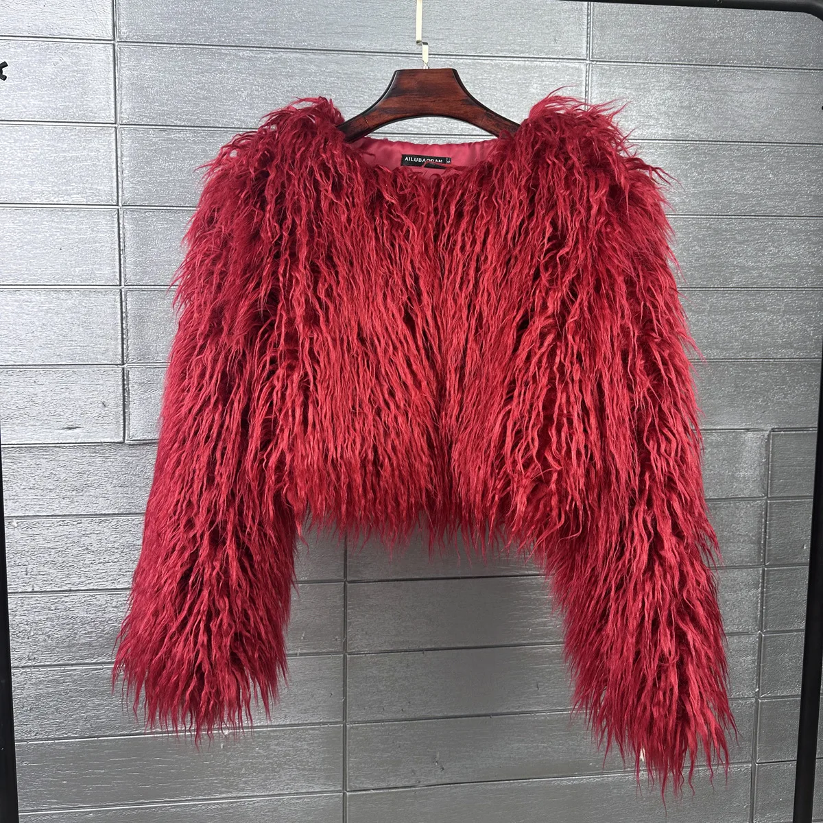 Short Coat Women Faux Fur Coats Jackets V Neck Thick Warm Y2k Streetwear Jacket Elegant Work Outerwear Autumn Winter 2026