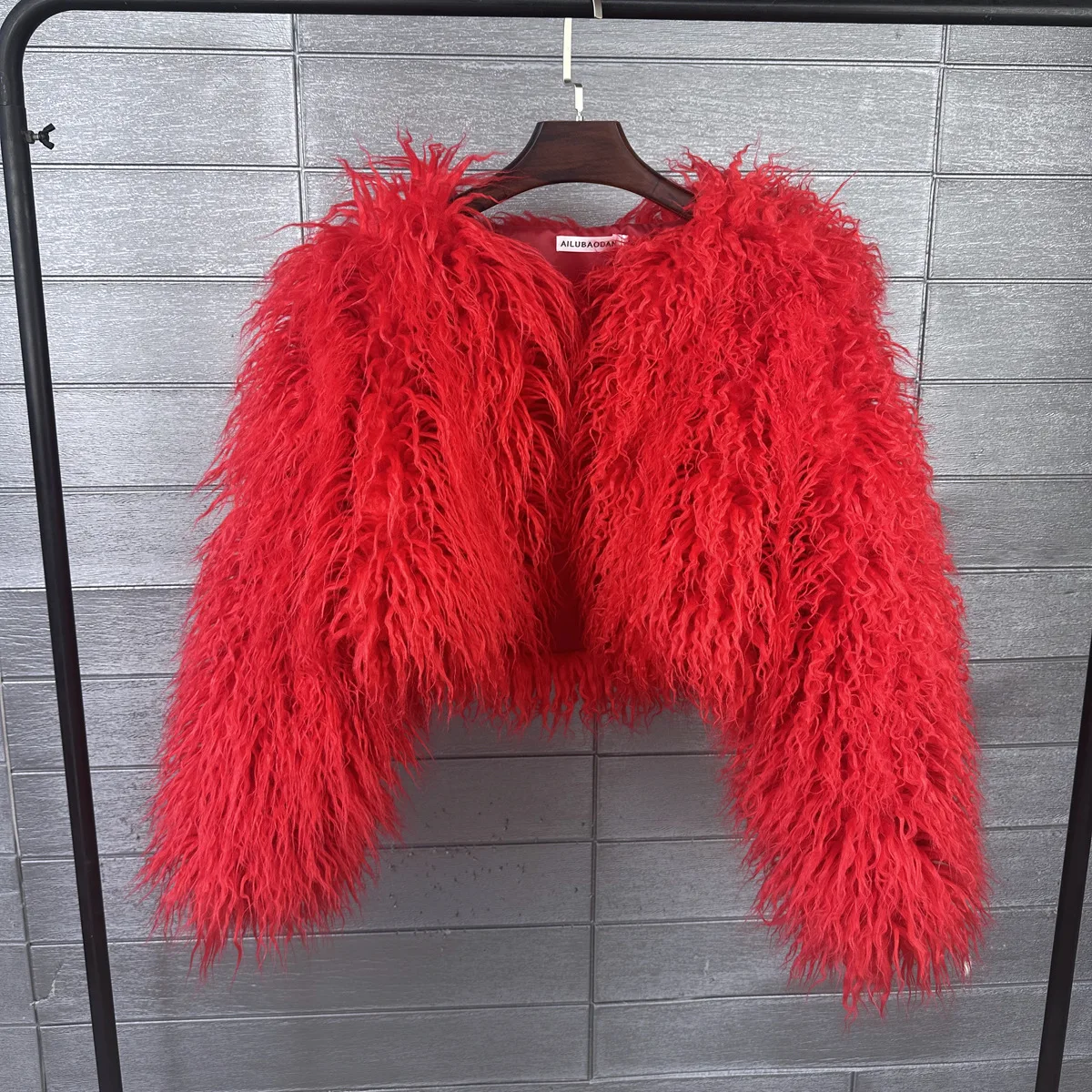 Short Coat Women Faux Fur Coats Jackets V Neck Thick Warm Y2k Streetwear Jacket Elegant Work Outerwear Autumn Winter 2026
