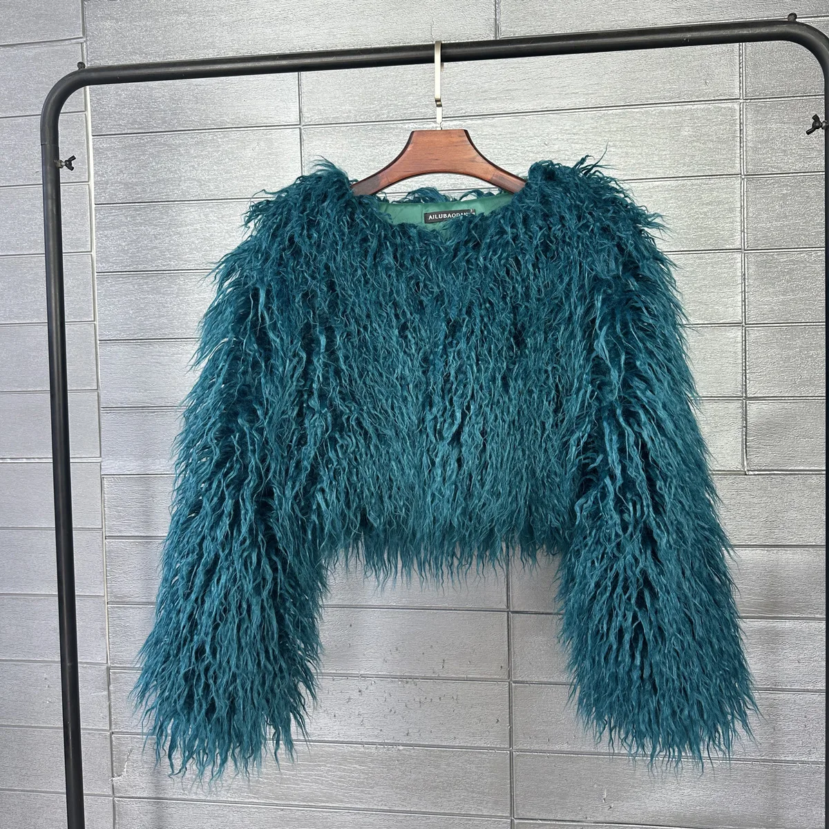 Short Coat Women Faux Fur Coats Jackets V Neck Thick Warm Y2k Streetwear Jacket Elegant Work Outerwear Autumn Winter 2026